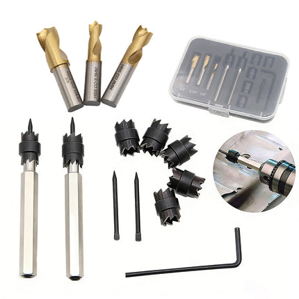13Pcs Welding Spot Remover Drill Bit Set For Car Body Weld Cleaner Grinder Tool