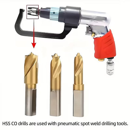 13Pcs Welding Spot Remover Drill Bit Set For Car Body Weld Cleaner Grinder Tool