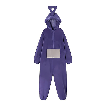 Family Matching Cartoon Onesie Pyjamas Plush Hooded Winter Sleepwear Set