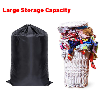 Backpack Laundry Bag Polyester Drawstring Storage Bag for Students Travel