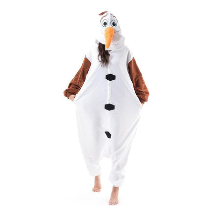 Dinosaur Cartoon Flannel Pajamas One Piece Fall Winter Homewear Sleepwear