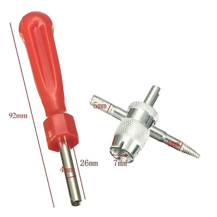 3Pcs Car Tyre Valve Stem Puller Base Quick Remover Tire Repair Installer Tool
