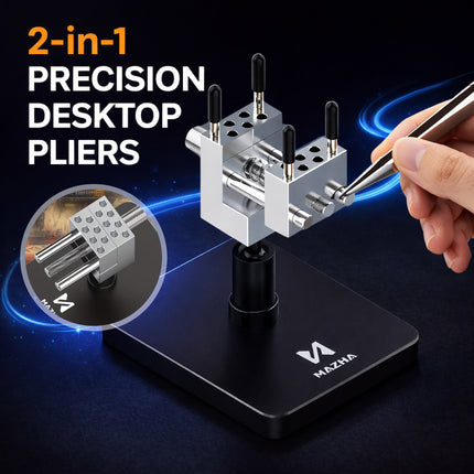 2 in 1 Mini Portable Pliers Heavy Duty Precision Non Slip Base Repair Tool Use