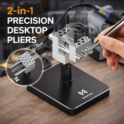 2 in 1 Mini Portable Pliers Heavy Duty Precision Non Slip Base Repair Tool Use