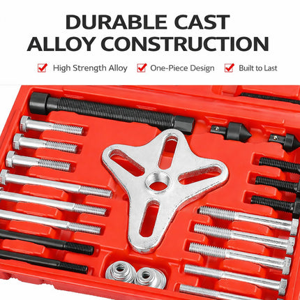 46 PCS Steering Wheel Puller Hub Removal Ball Joint Puller Kit For Car Auto Use