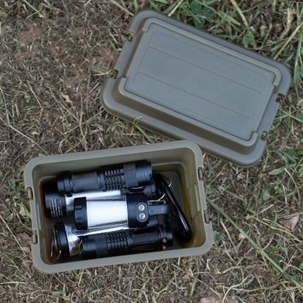 7pcs Portable Spice Bottle Set Travel BBQ Camping Storage Container Organizer