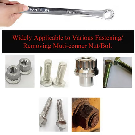 Wheel Alignment Camber Tool Double Ring Spanner Wrench Adjusting Flat Type Tool