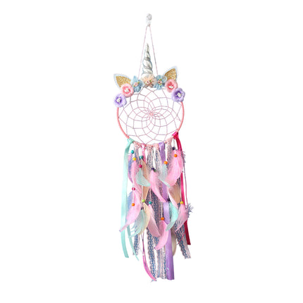 Creative Unicorn Dream Catcher Wall Hanging Decoration Craft Wall Art Decor