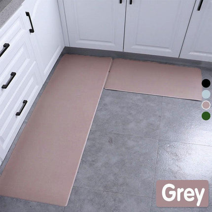 44x180cm Non-Slip Waterproof Kitchen Door Mat Floor Rug Carpet Anti-Oil Easy Clean