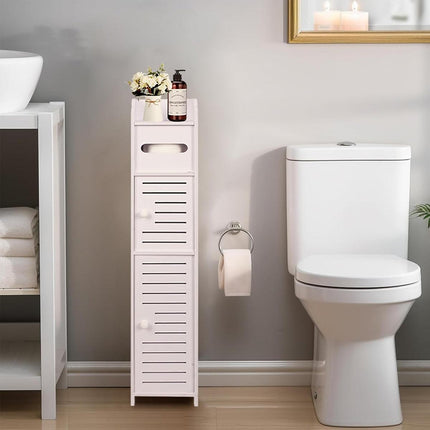 Multi Storage Cabinet Narrow Clip Shelf Space Saving Organizer for Home Office