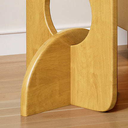 Wooden Round Side Table Sofa Corner Table Simple Family Living Room End Table