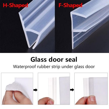 Transparent U Shape Silicone Seal Strip for Glass Doors Windows