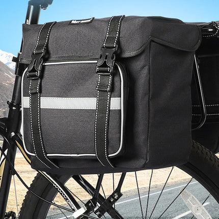 Waterproof Bike Bicycle Rear Rack Pannier Bag Seat Saddle Carry Bags Carrier