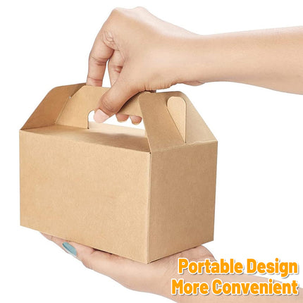 50PCS Fried Chicken Box Kraft Paper Takeaway Packaging Portable Food Container