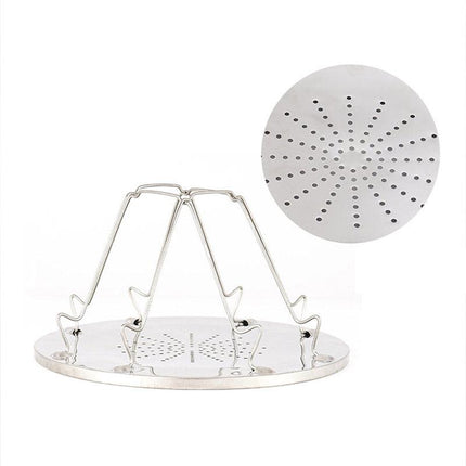 Outdoor Toast Rack Camping Picnic Grill Foldable Bread Holder Stainless Steel