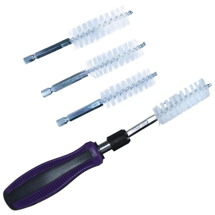 19PCS Engine Injector Seat and Shaft Cleaning Tool Kit Injector Washing Kit