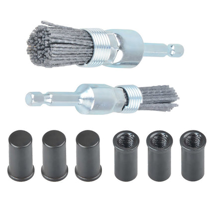 19PCS Engine Injector Seat and Shaft Cleaning Tool Kit Injector Washing Kit