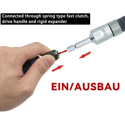 19PCS Engine Injector Seat and Shaft Cleaning Tool Kit Injector Washing Kit