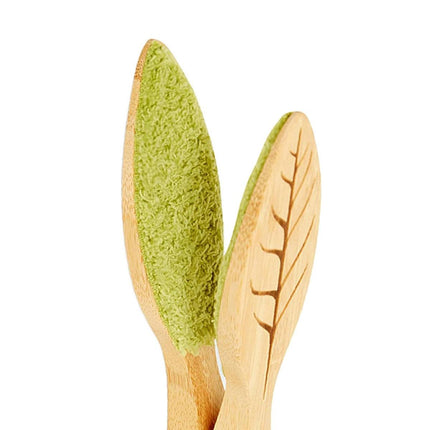 Portable Handheld Leaf Cleaning Brush for Potted Plants and Garden Care Tool