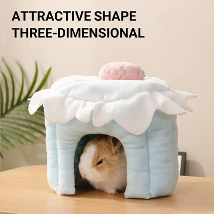 Hamster Shelter Shelter House Hamster Nest Small Pet Hideout Habitat Cage Accessory