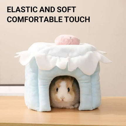Hamster Shelter Shelter House Hamster Nest Small Pet Hideout Habitat Cage Accessory
