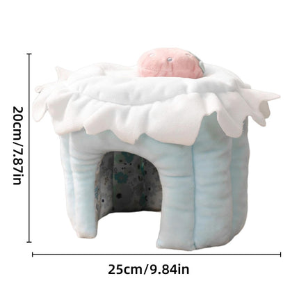 Hamster Shelter Shelter House Hamster Nest Small Pet Hideout Habitat Cage Accessory