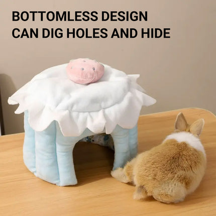 Hamster Shelter Shelter House Hamster Nest Small Pet Hideout Habitat Cage Accessory