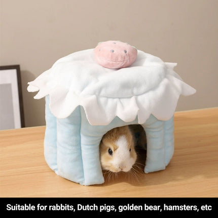 Hamster Shelter Shelter House Hamster Nest Small Pet Hideout Habitat Cage Accessory