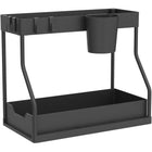 Under Sink Storage Rack Double Layer Organizer Shelf Kitchen Bathroom Cabinet
