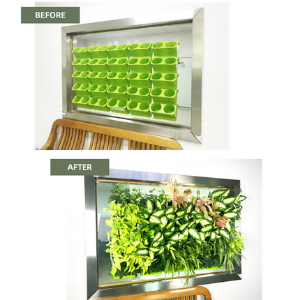 4PCS Wall Mounted Planter Flower Rack for Indoor Outdoor Garden Planters Decor