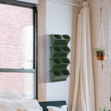 4PCS Wall Mounted Planter Flower Rack for Indoor Outdoor Garden Planters Decor