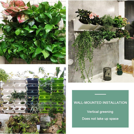 4PCS Wall Mounted Planter Flower Rack for Indoor Outdoor Garden Planters Decor
