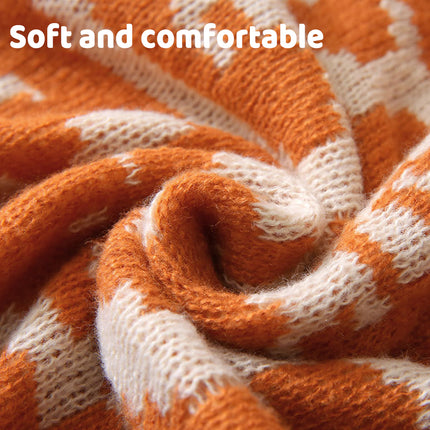 Bohemian Style Sofa Blanket Soft Washable Decorative for Couch Bed Living Room