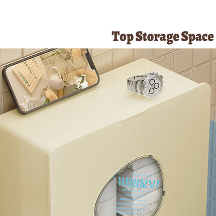 Wall Mounted Storage Box Narrow Gap Organizer Hanging Shelf Container Bathroom