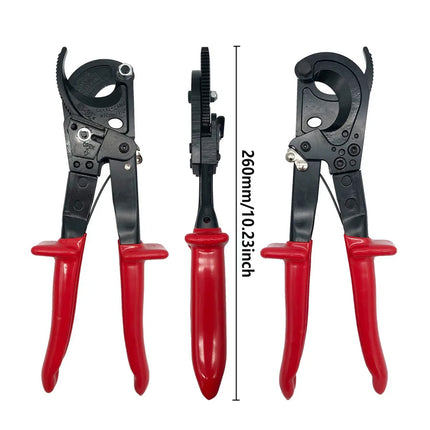 Ratchet Cable Cutter Heavy Duty Wire Scissor Bolt Cutting Tool Electrical Work