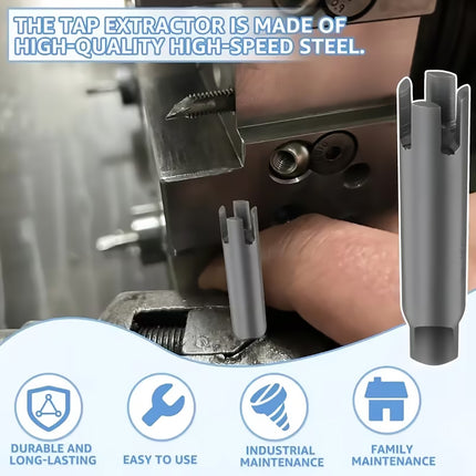 10Pcs Screw Extractor Set Metric M4-M22 Stripped Screw Remover Kit Pro Tool