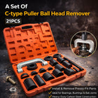 21 Piece Ball Joint Separator Tool Kit C Clamp For Removal Press Puller Set Auto