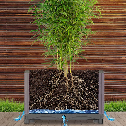 Planting Box Square Planter Pot Large Capacity Balcony Vegetable Flower Garden