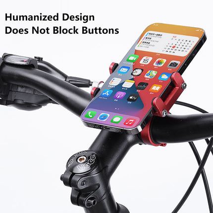 Bicycle Aluminum Fixed Phone Mount Shockproof Universal Sturdy Durable Holder