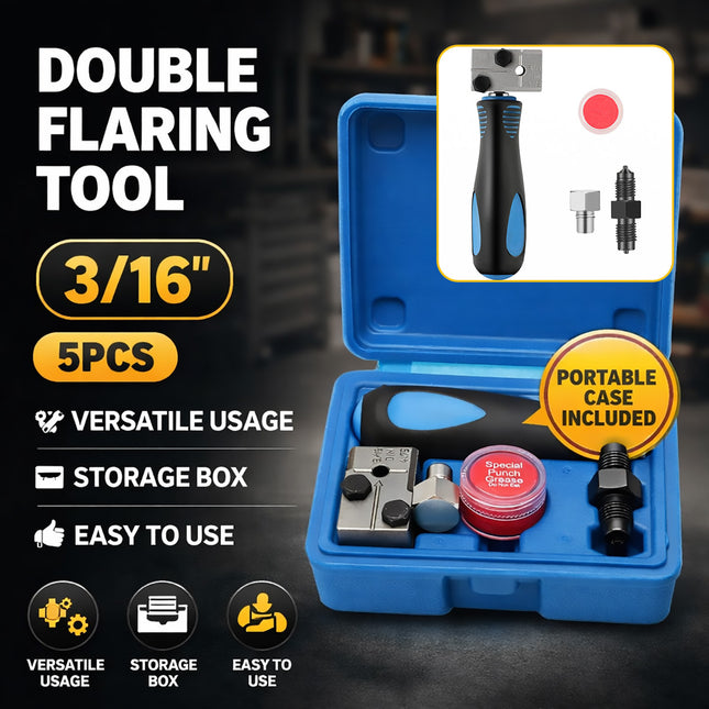Brake Line Flaring Tool Kit Copper Tube Expander forAutomotive Pipe Fuel Flaring