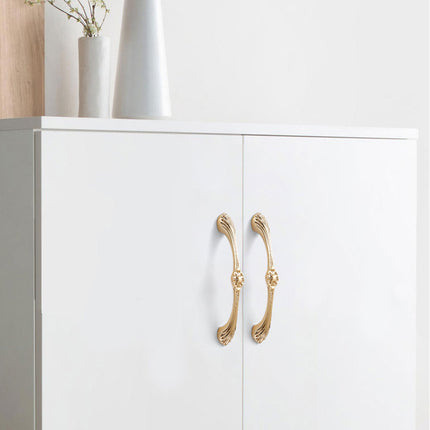 Pure Copper European Brass Drawer Handle Gold Cabinet Door Pull Wardrobe Knob