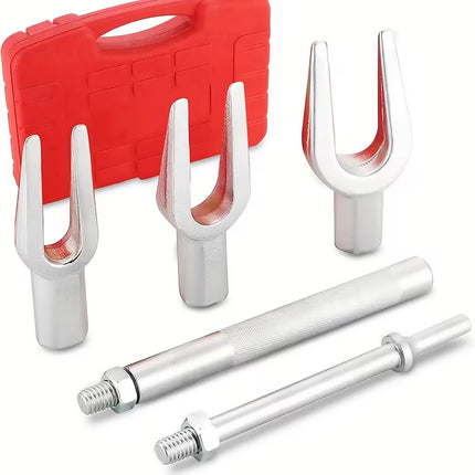 5 Pcs U Shaped Ball Joint Puller Separator Kit Auto Suspension Tie Rod Tool Set