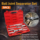5 Pcs U Shaped Ball Joint Puller Separator Kit Auto Suspension Tie Rod Tool Set