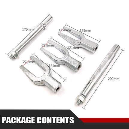 5 Pcs U Shaped Ball Joint Puller Separator Kit Auto Suspension Tie Rod Tool Set
