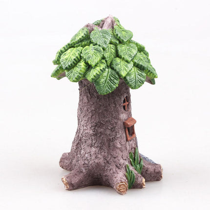 Resin Tree House Fish Tank Aquascape Gardening Micro Landscape DIY Decoration