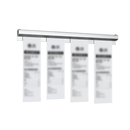 50cm Kitchen Ticket Holder Aluminium Alloy Receipt Menu Clip Self Adhesive