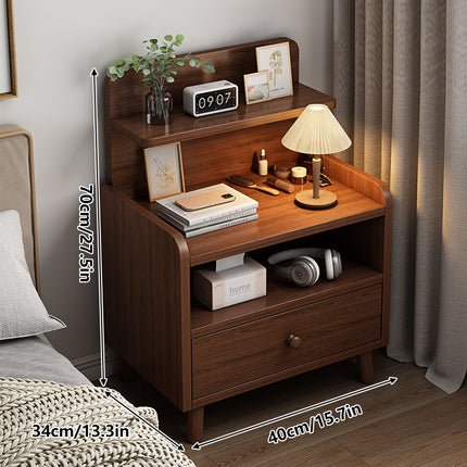 Small MDF Board Nightstand Bedroom Side Table for Bedroom Bedside Storage