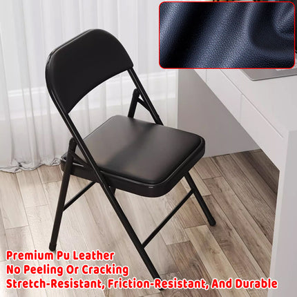 Folding Chair 2PCS Home Portable Training Computer Office Dining Cosmetic Chair