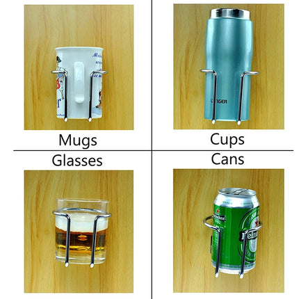 2pcs Cup Stainless Steel Boat Drink Holder Ring Holders Marine Car Truck Yacht