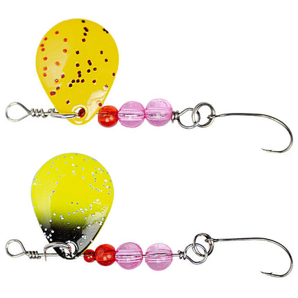2.2g Spinner Baits Fishing Lures Kit for Trout Bass Freshwater Fishing Tackle